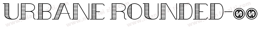 Urbane Rounded字体转换